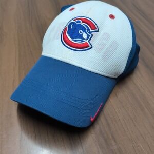 Nike Chicago Cubs Hat Mesh One Size Cap Blue